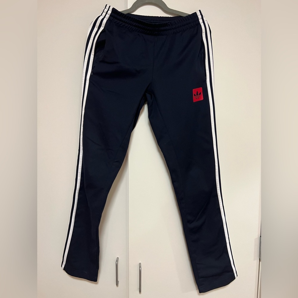 Adidas navy training pants S